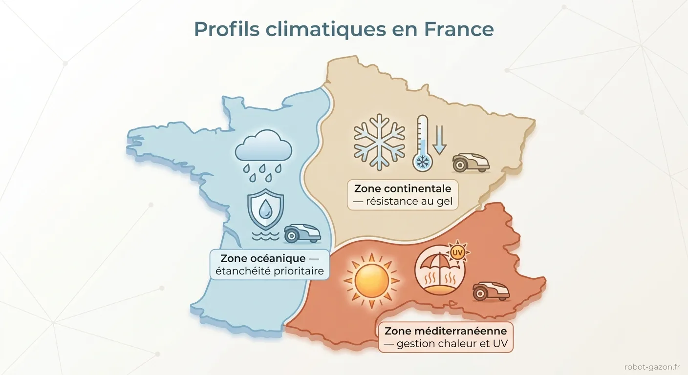 Carte De France Des Profils Climatiques Pour Choisir Son Rob 5