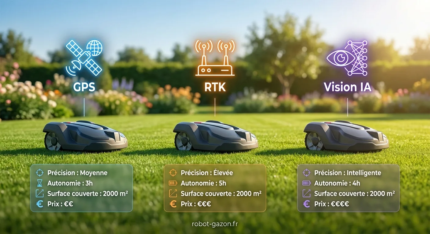 Comparaison Robots Tondeuses Sans Fil Gps Rtk Vision Pour 20 5