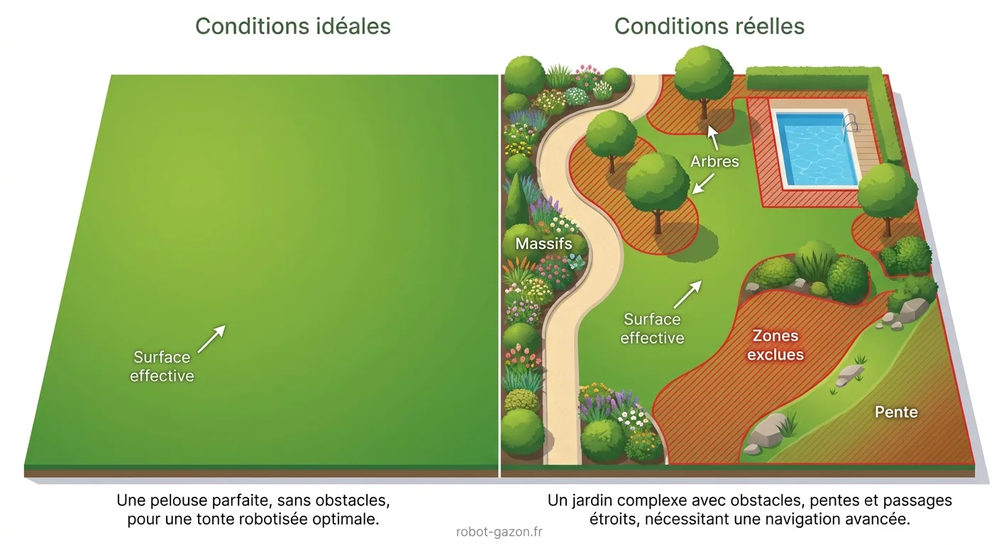Comparaison Schematique D Un Jardin De 4000 M En Conditions 1