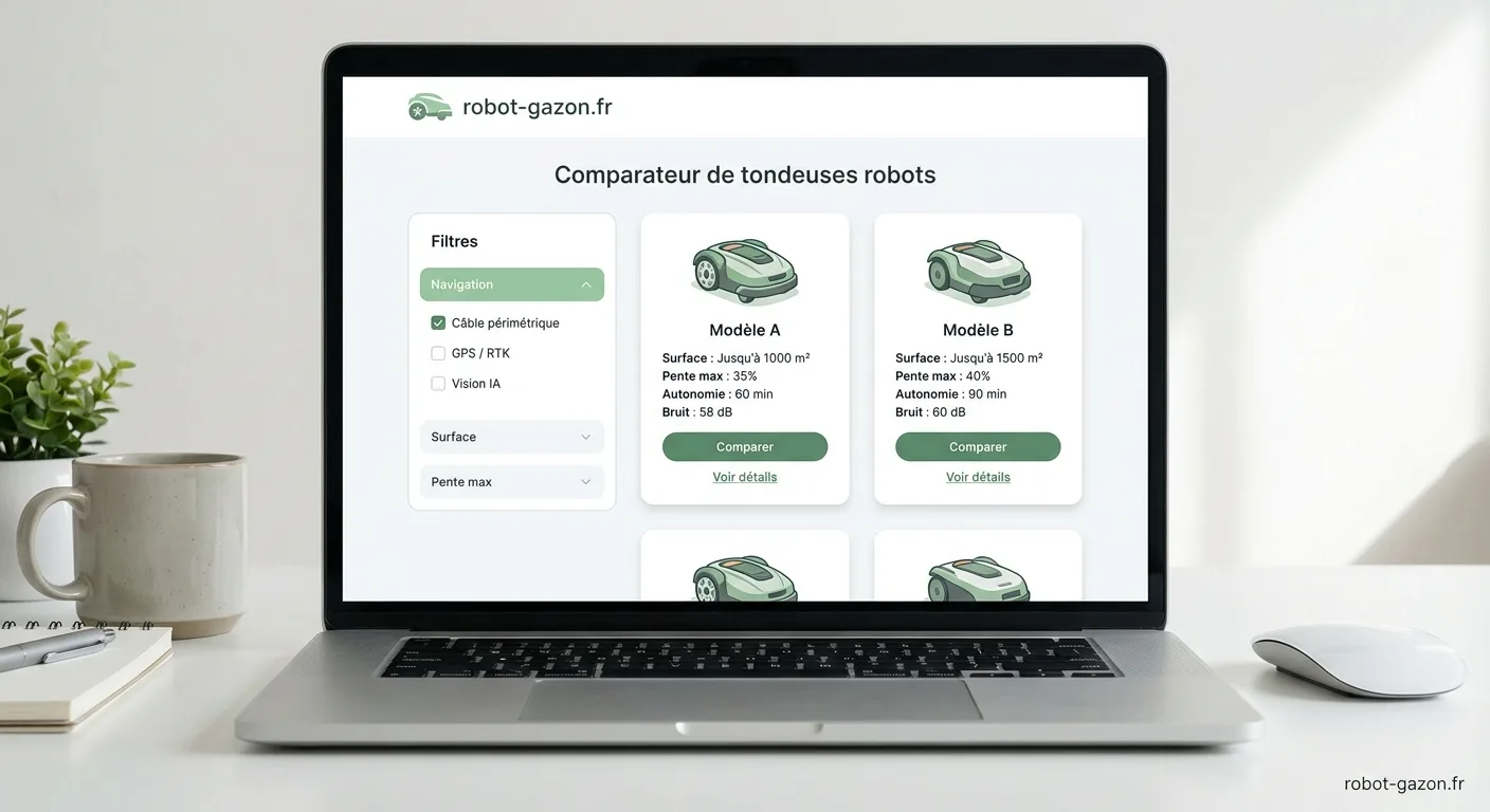 Comparateur Tondeuses Robots Robot Gazon Fr Avec Filtre Navi 6