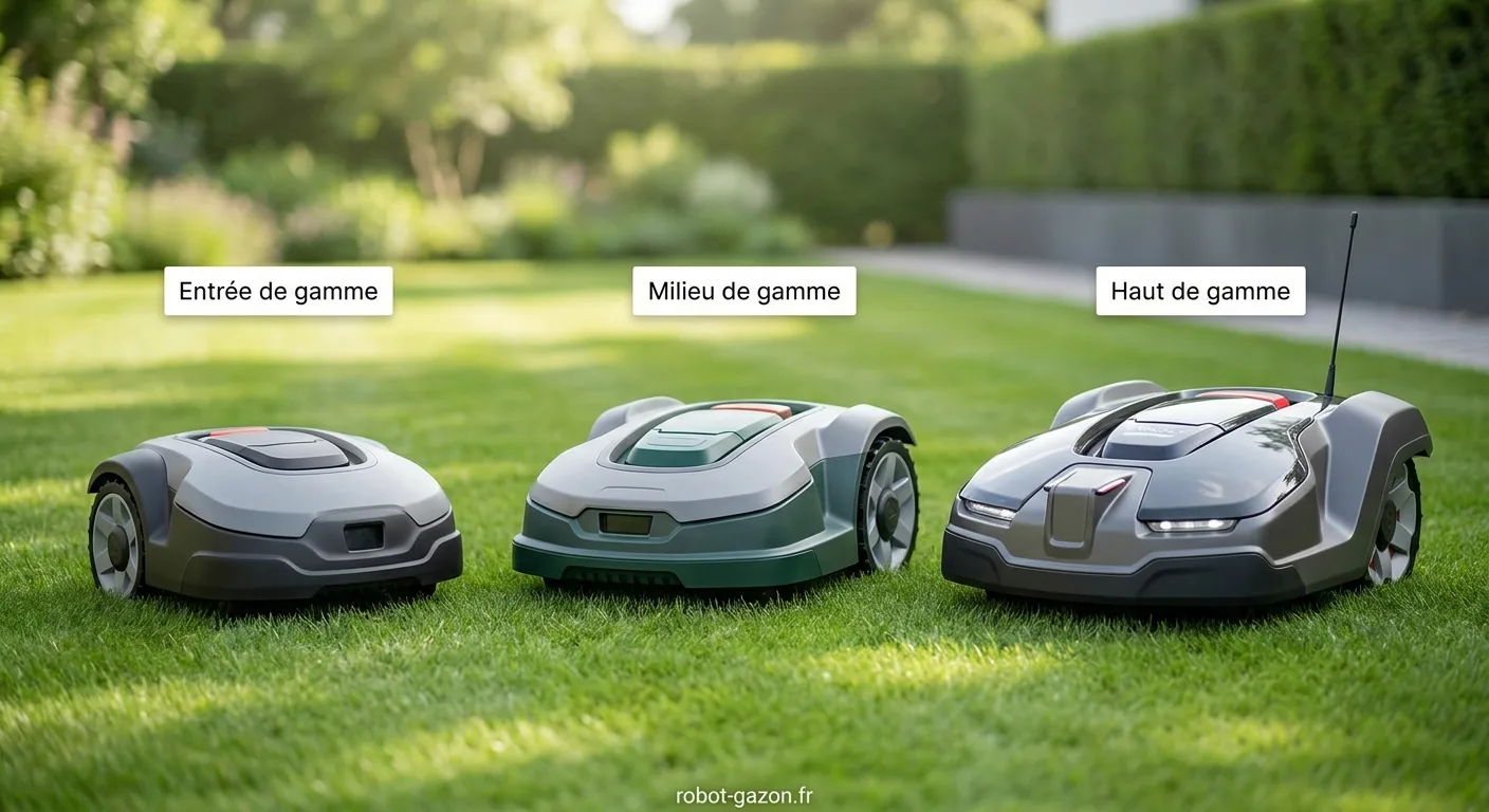 Comparatif De Trois Robots Tondeuses Entree Milieu Et Haut D 1
