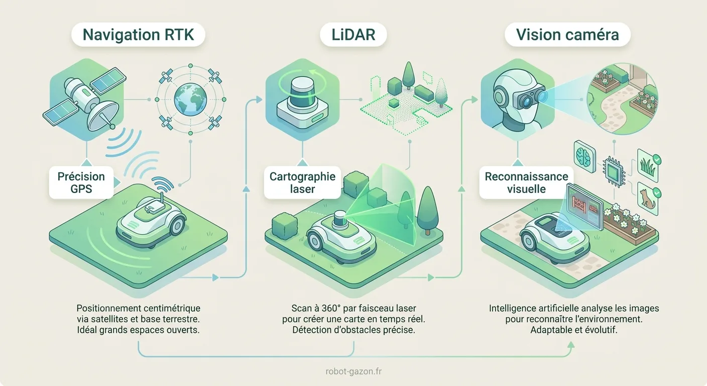 Comparatif Des Technologies De Navigation Des Tondeuses Robo 1
