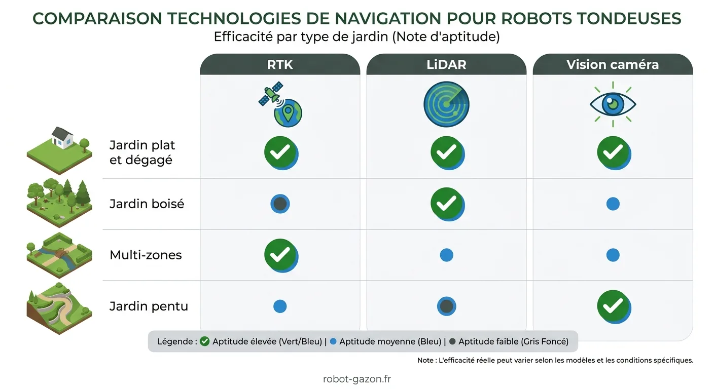 Comparatif Rtk Lidar Et Vision Camera Pour Robot Tondeuse Sa 4