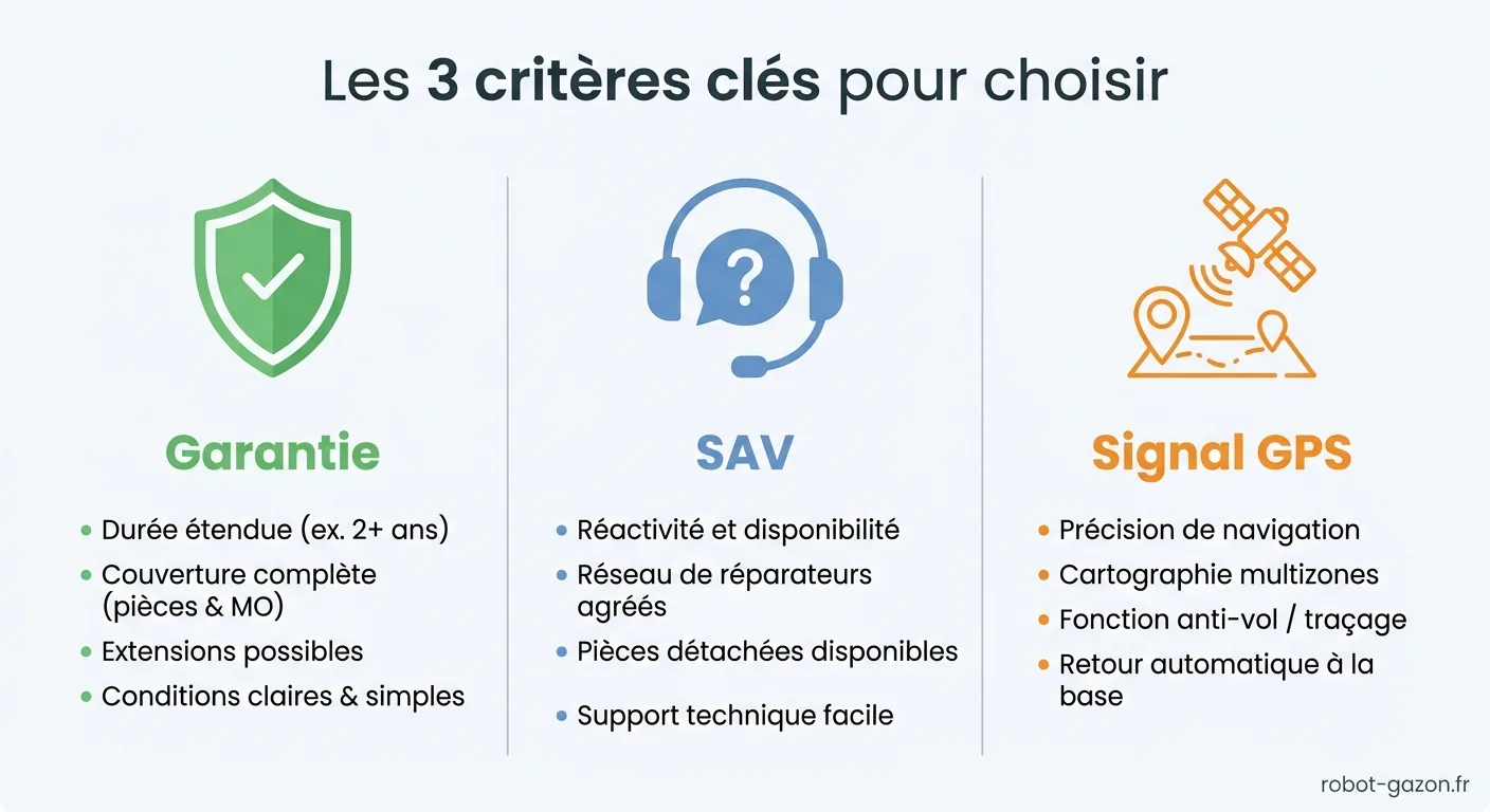 Infographie Des Trois Criteres De Selection D Un Robot Tonde 5