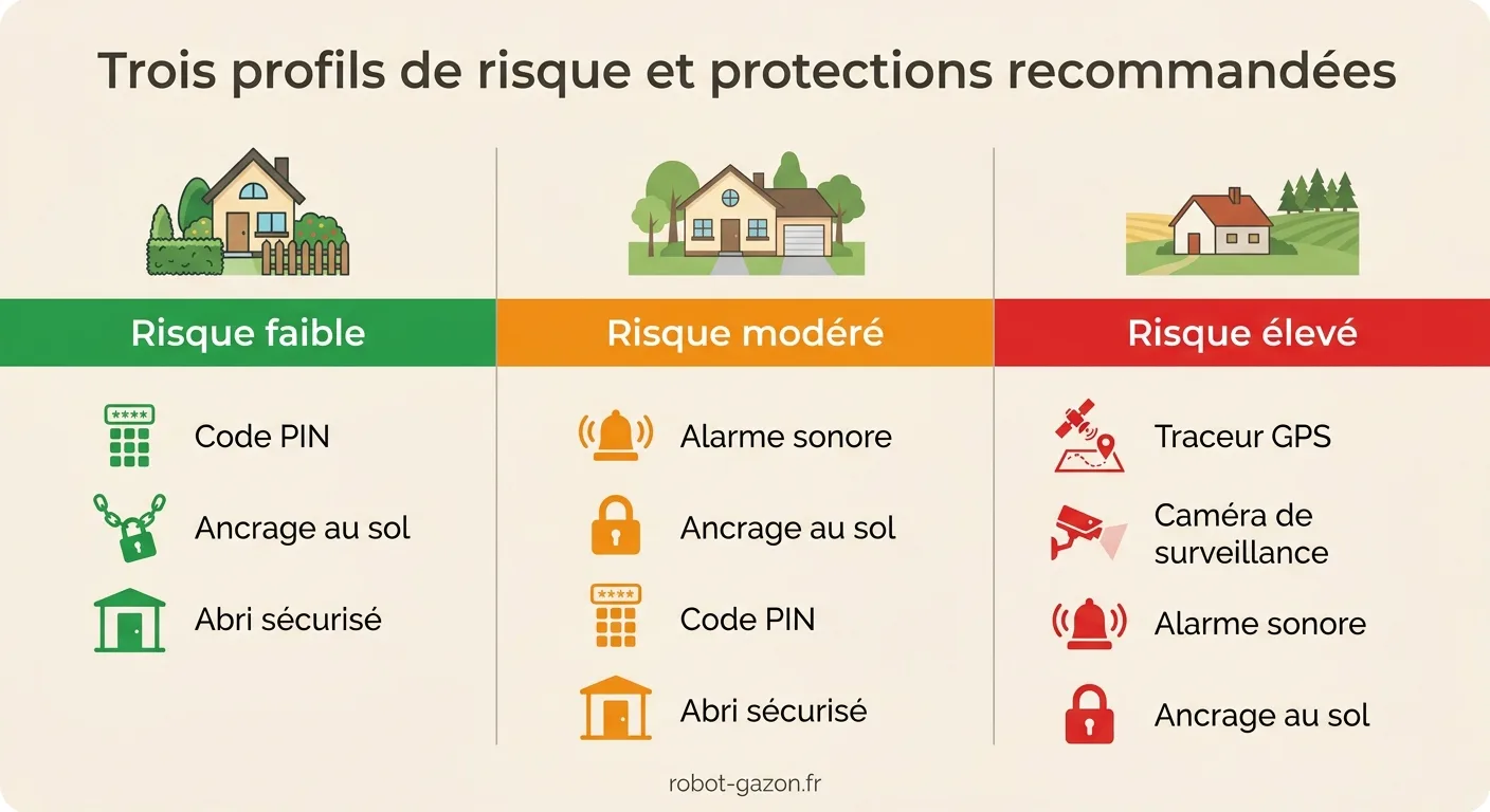 Infographie Des Trois Profils De Risque De Vol Et Dispositif 4