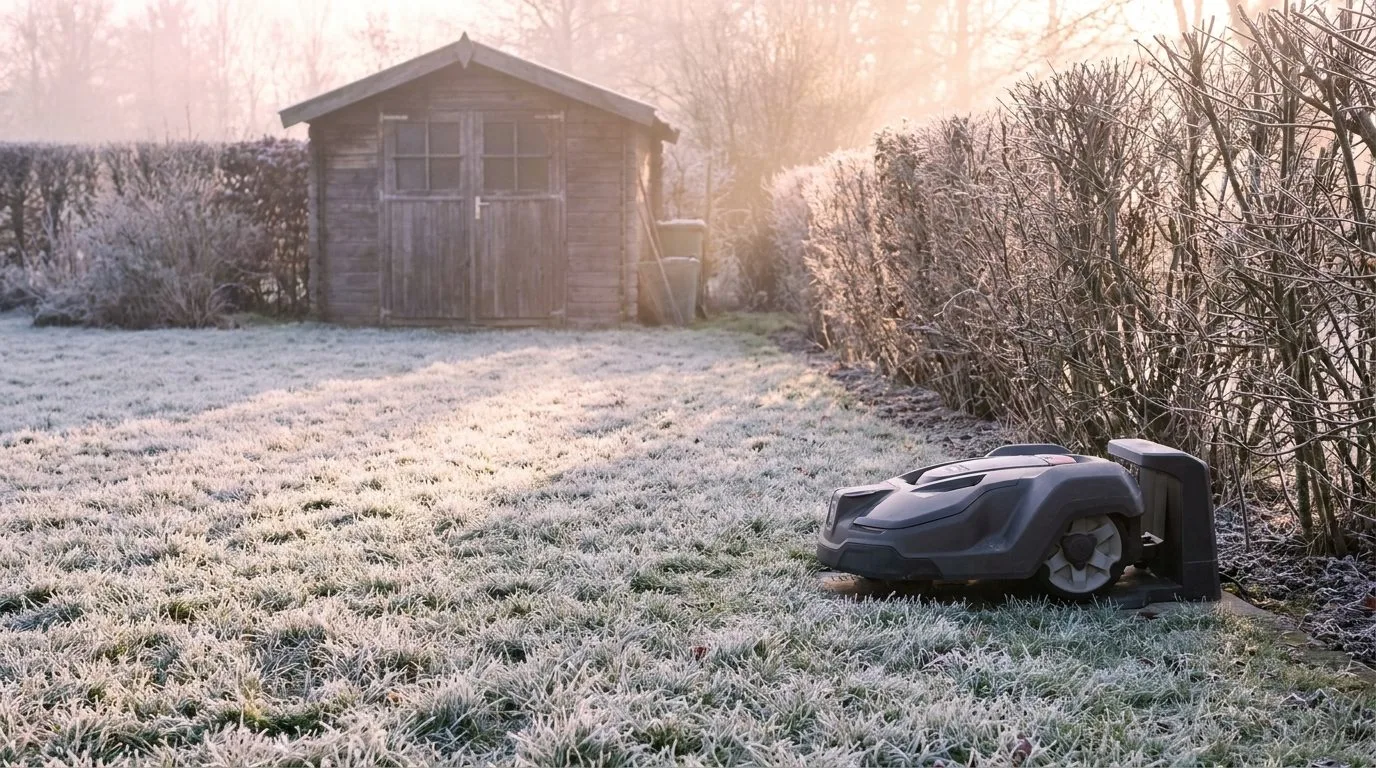 Pelouse Givree Un Matin De Novembre Jardin 4