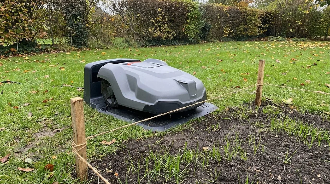 Robot Tondeuse Arrete Pres De La Zone Regarnie 4