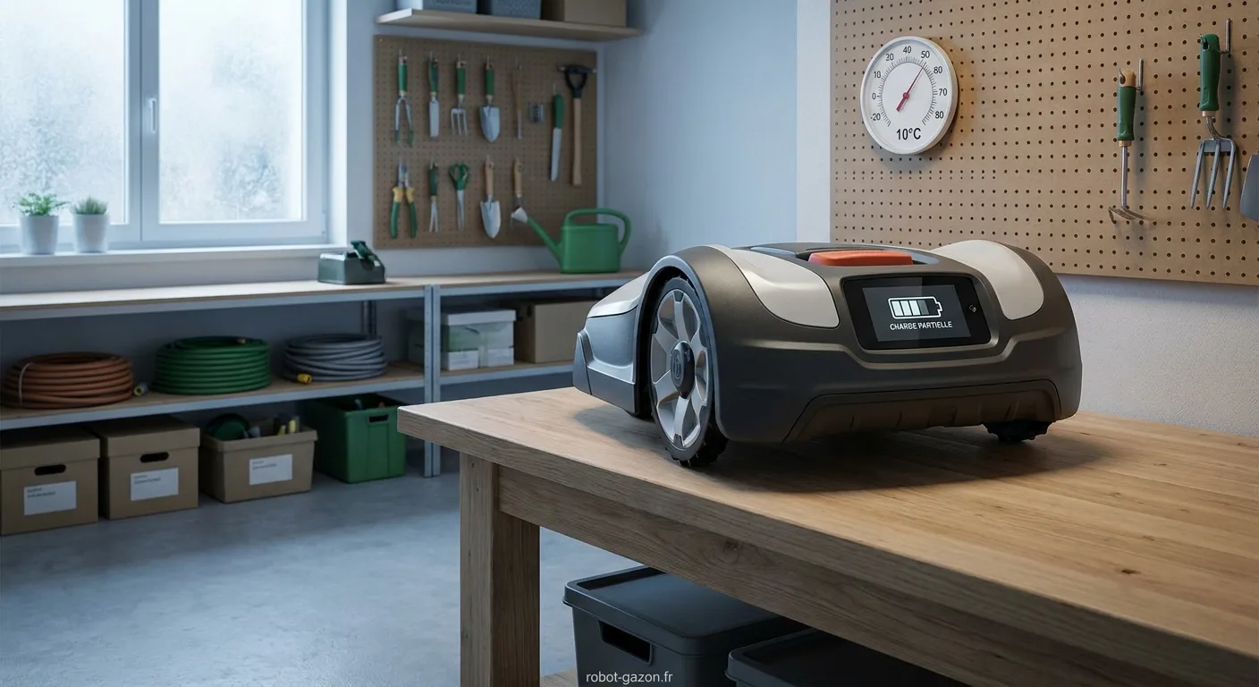 Robot Tondeuse Range En Hivernage Dans Un Local Propre A 10 3