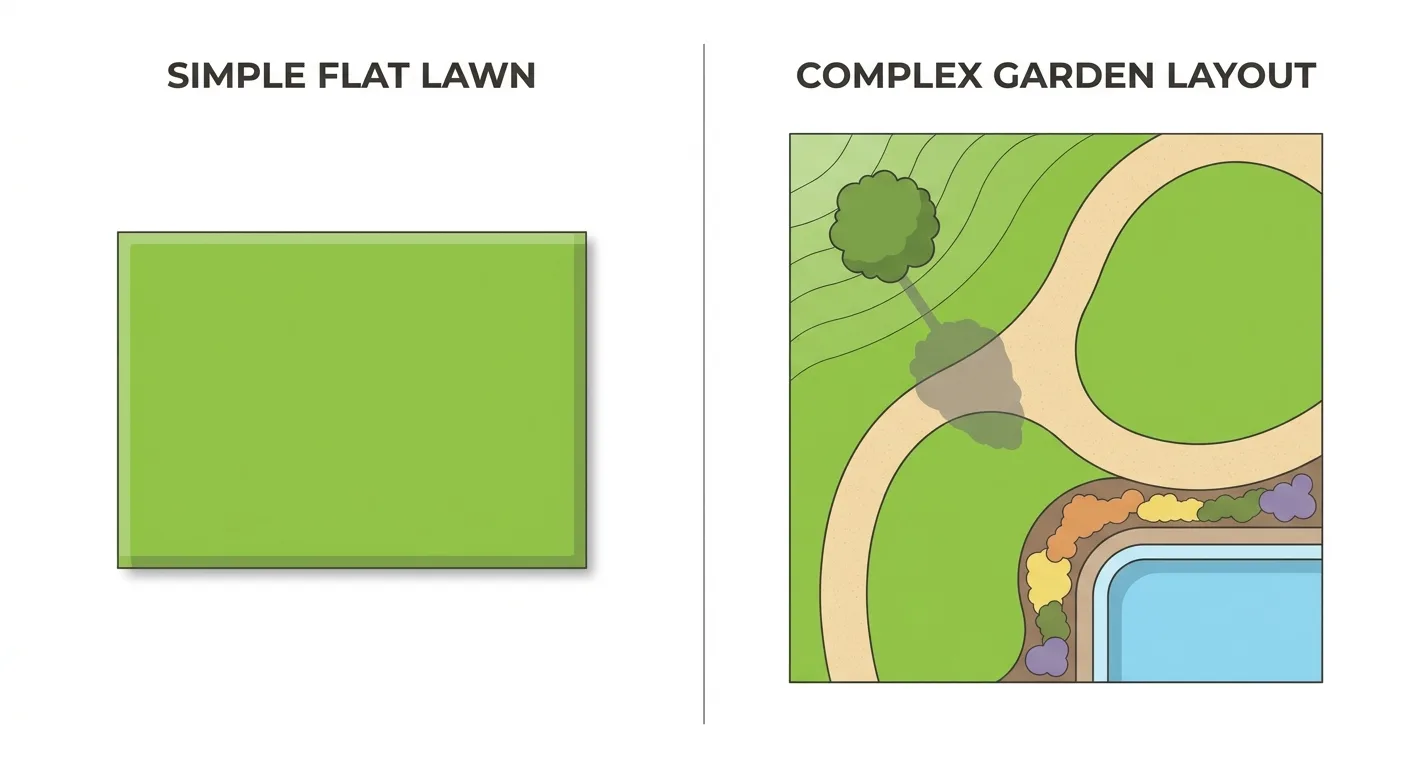 Schema Comparatif Jardin Plat Rectangulaire Versus Jardin Co 1