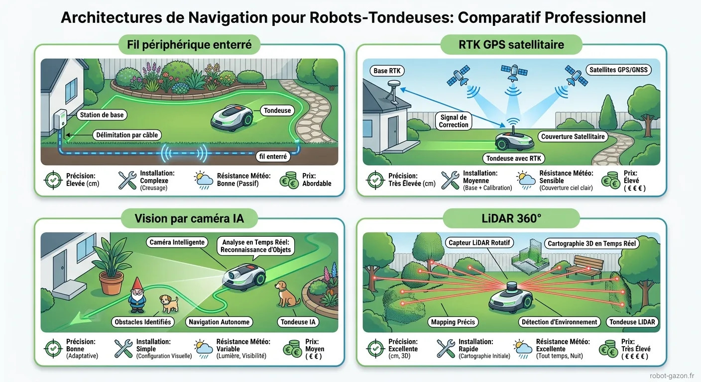 Tableau Comparatif Des 4 Architectures De Navigation Pour Ro 4