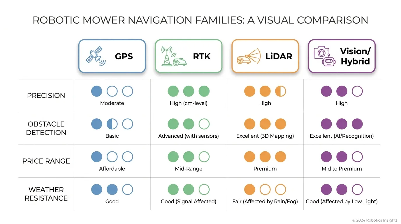 Tableau Comparatif Infographie Des 4 Technologies De Navigat 3