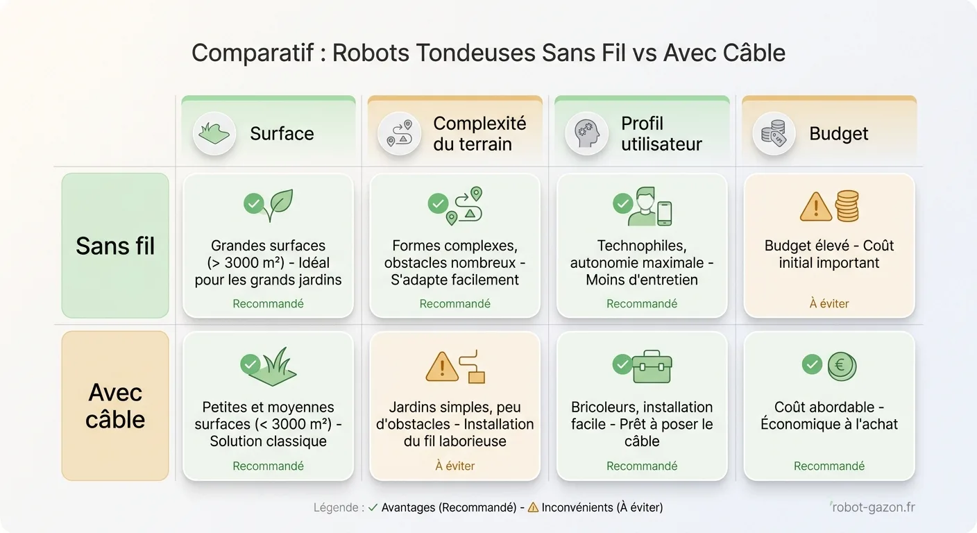 Tableau Comparatif Robot Tondeuse Sans Fil Vs Avec Cable Sel 4